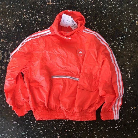 Stella McCartney Jayla Jacket Fluoro Coral Orange Red - Picture 6 of 10